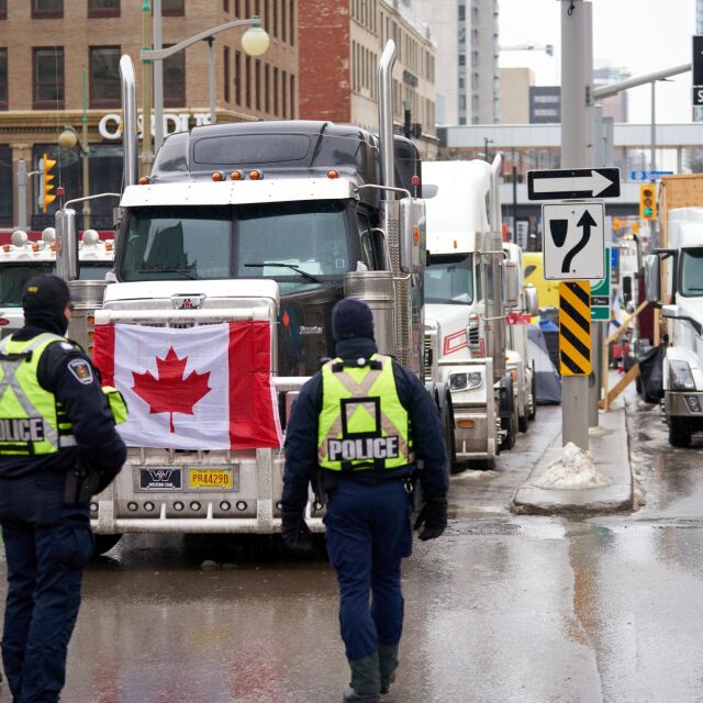 САЩ призоваха Канада да сложи край на протестите на шофьорите на камиони