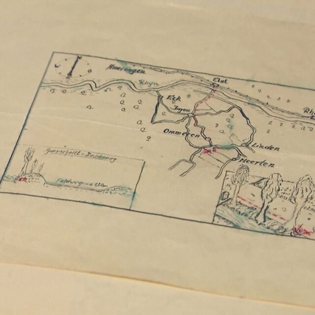Карта, открита в германски войник преди 70 години, предизвика златна треска