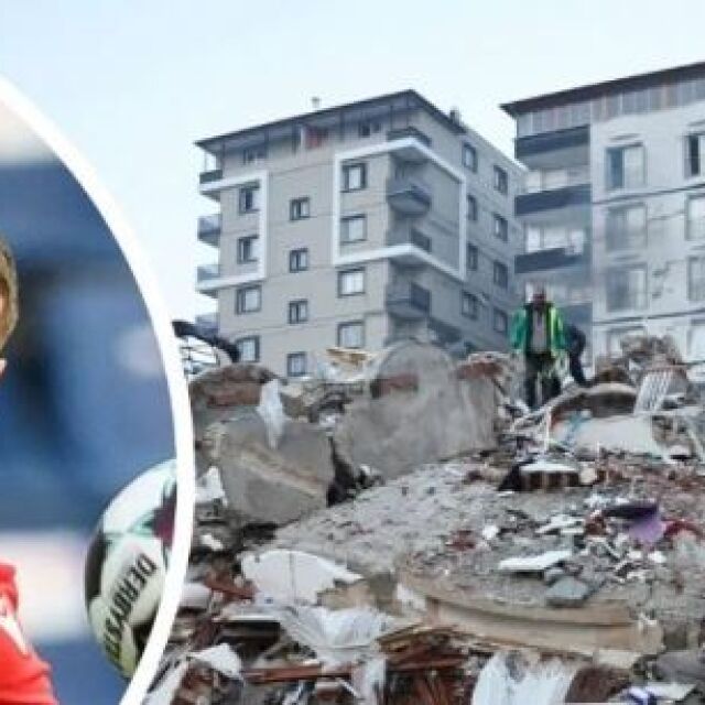 Футболист скочи от втория етаж, за да се спаси от земетресението