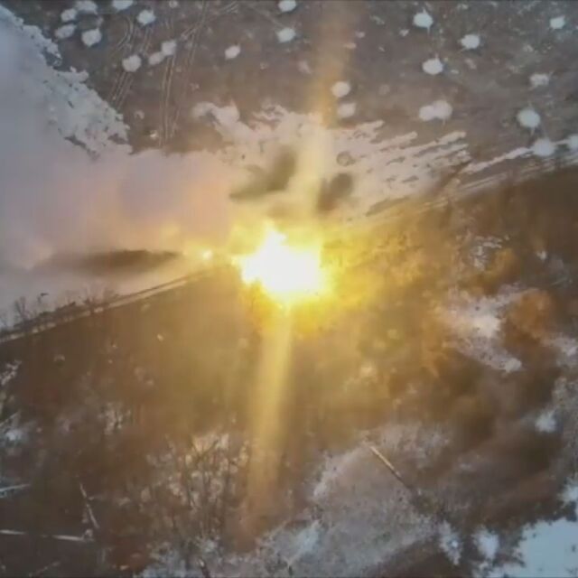 Видео показва как Украйна унищожава руски термобарични оръжия в Донецк