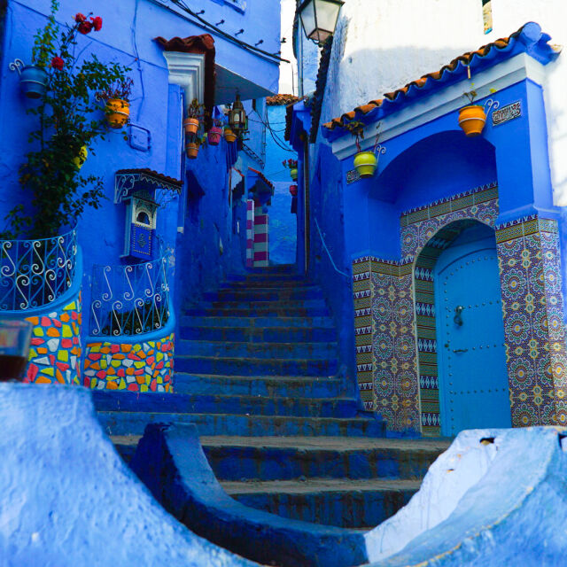 Шефшауен - синият град на Мароко (СНИМКИ)