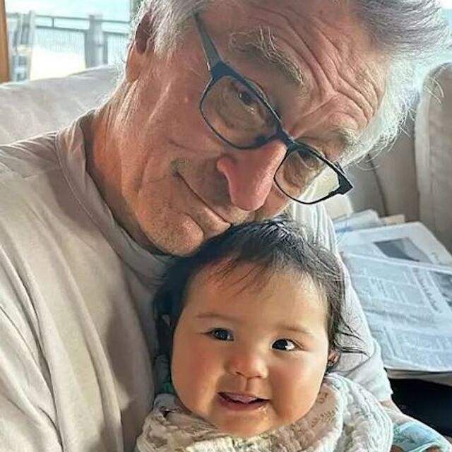 80-годишният Робърт Де Ниро с нова сладка снимка с 10-месечната си дъщеричка Джия