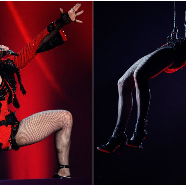 Мадона претърпя инцидент на сцената по време на участие от турнето си 