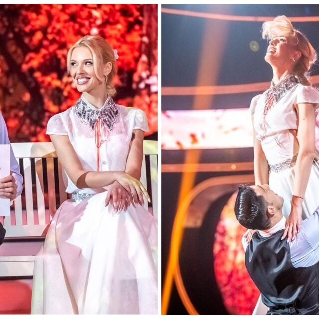 Натали Трифонова и Димитър Стефанин за първия танц в "Dancing Stars": В залата се получи по-добре (ВИДЕО)