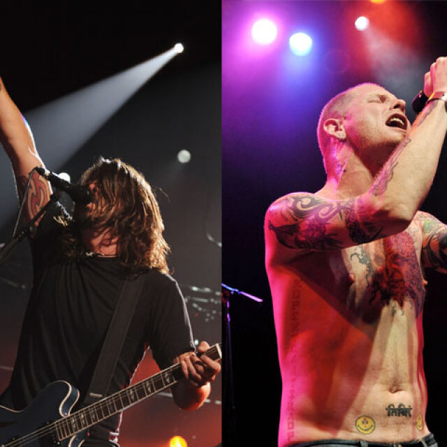 Вокалистите на Foo Fighters и Slipknot с общо парче