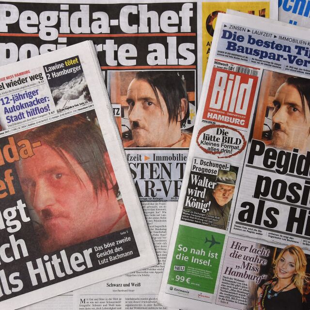 Шефът на ПЕГИДА подава оставка заради мустаците на Фюрера