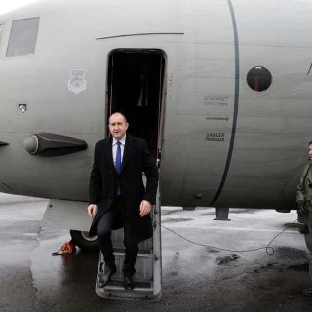Президентът Румен Радев пристигна на работно посещение в Брюксел (СНИМКИ)