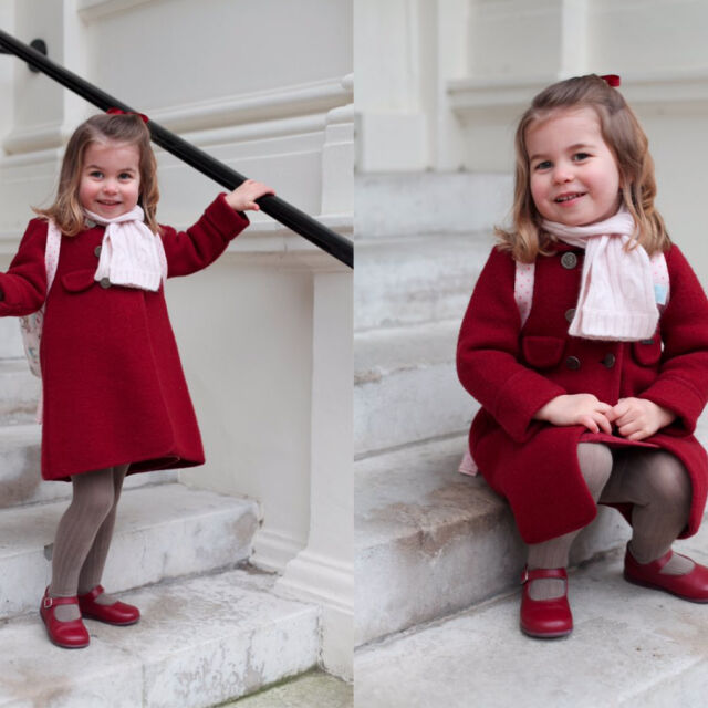 Принцеса на детска градина - чаровните снимки на Шарлот