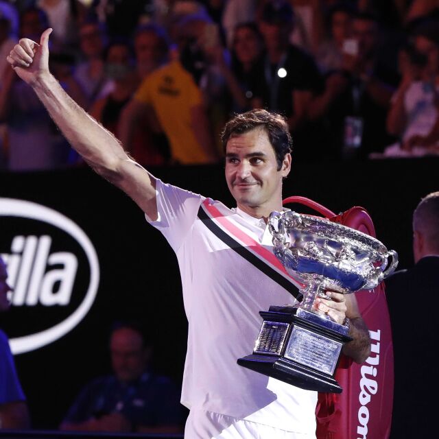 Федерер след 20-ата: Невероятно е! Мечтата продължава! (ГАЛЕРИЯ)