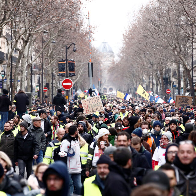 В очакване на нови протести: 80 000 полицаи са мобилизирани във Франция