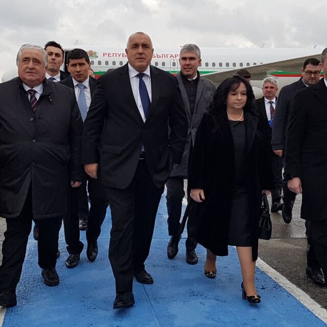 Премиерът Борисов пристигна в Истанбул за откриването на „Турски поток“
