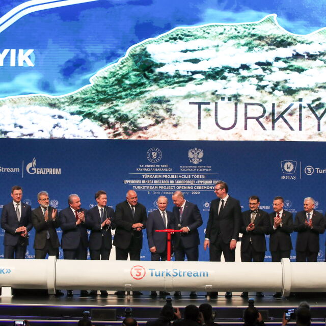 Путин, Ердоган, Борисов и Вучич заедно за старта на „Турски поток“ (ОБЗОР)