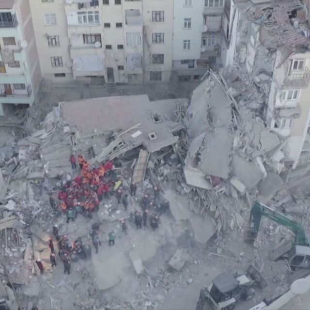 Кадри от дрон показват разрушенията в Турция (ВИДЕО)