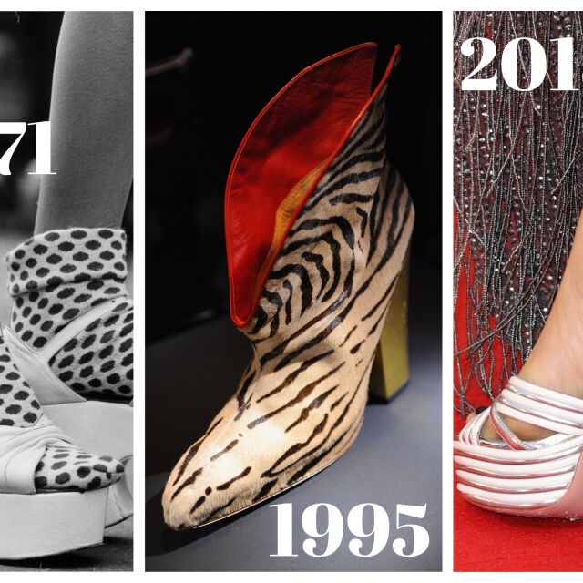 Какви обувки са били модерни в годината, в която сте родени (ГАЛЕРИЯ)