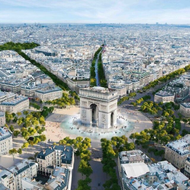 Парижкият булервард "Шанз-Елизе" ще бъде превърнат в "необикновена градина" (СНИМКИ + ВИДЕО)
