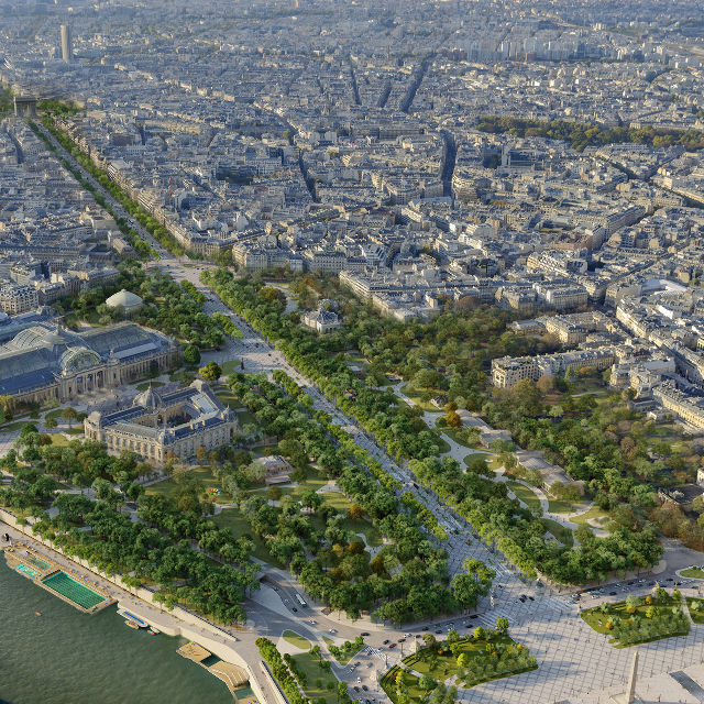 "Шанз-Елизе" в Париж ще се превърне в "необикновена градина"