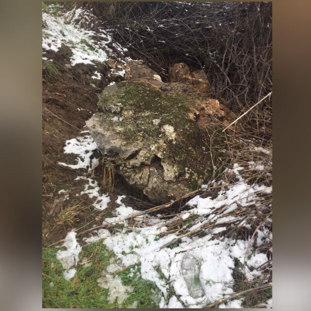 4-тонна скала се е свлякла до къщи в Пловдивско