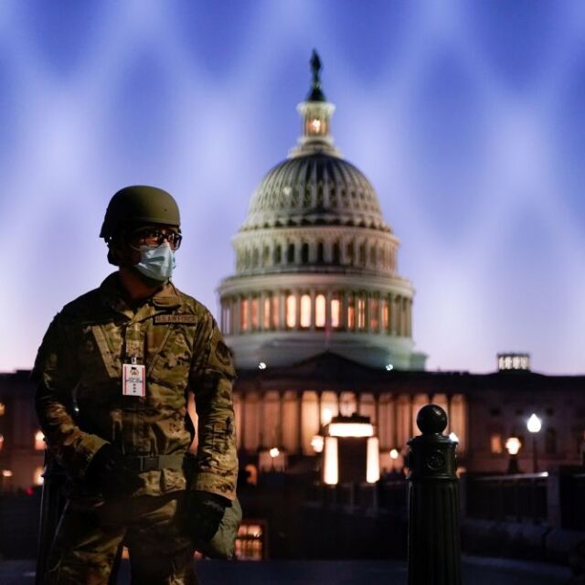 Вашингтон преди клетвата: Националната гвардия е „окупирала“ града (СНИМКИ)