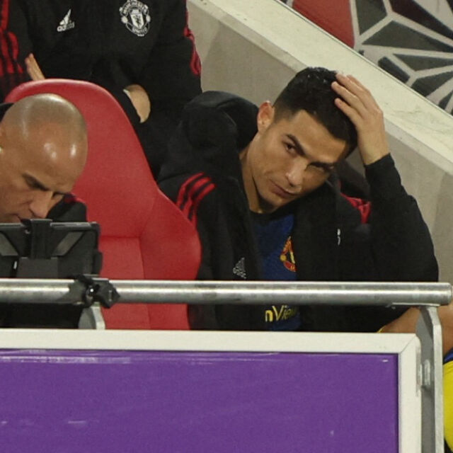 Контузен или сърдит: Защо Кристиано Роналдо не игра срещу "Манчестър Сити"?