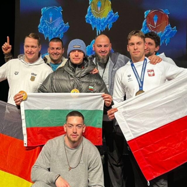 СПЕЦИАЛНО: Българин е световен шампион в ледени води (ВИДЕО)