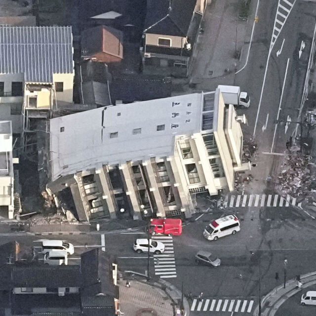 Земетресението в Япония: Броят на жертвите расте, има опасност от свлачища