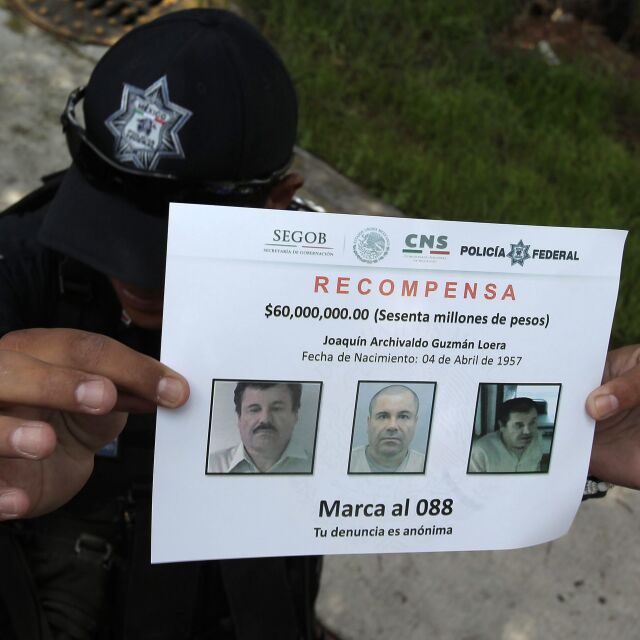 10 000 полицаи в Мексико са по следите на беглеца Ел Чапо (ВИДЕО)
