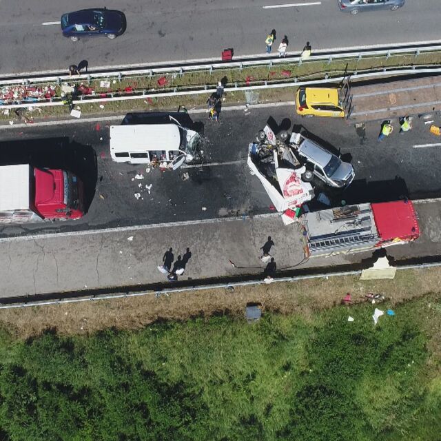 Три катастрофи с пострадали блокираха магистрала „Тракия“