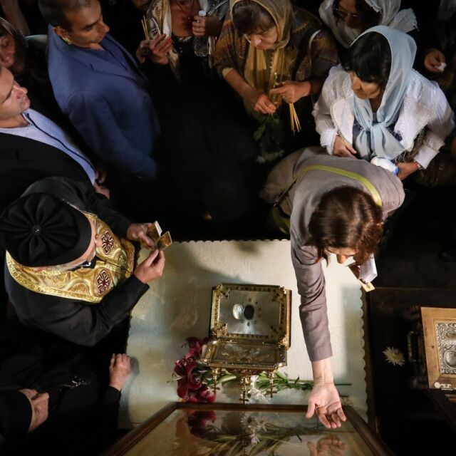 Мощите на св. Панталеймон в храма „Св. Седмочисленици“ (ГАЛЕРИЯ)