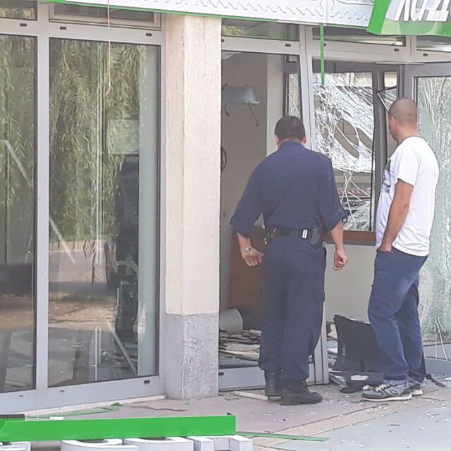 Взривиха банкомат в Пловдив 