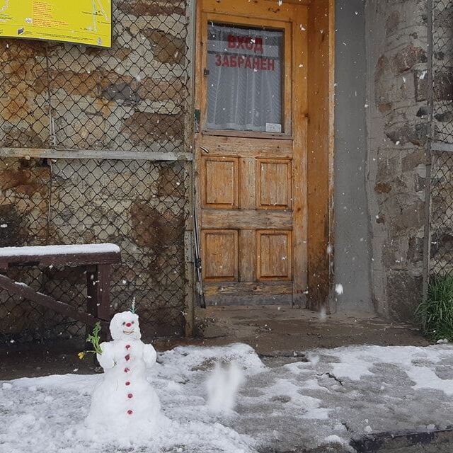 Студ и сняг на вр. Мусала