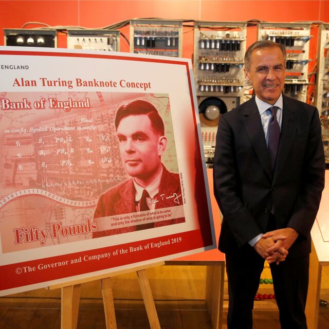 Алън Тюринг ще бъде изобразен на новите банкноти от 50 паунда