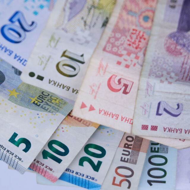 Обявиха колко броя банкноти са нужни, за да заменим левовете с евро