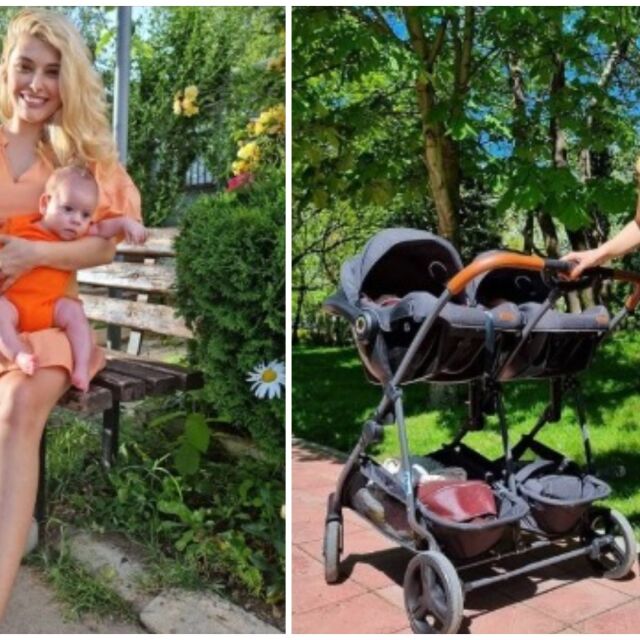 Щастлива майка – близнаците на Ева Веселинова навършиха 3 месеца