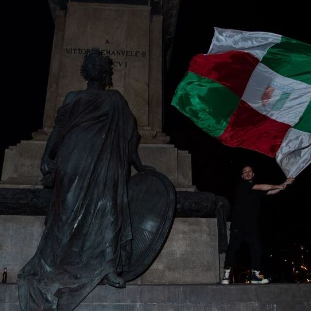 60-милионна Италия не спа след триумфа на "адзурите" (ВИДЕО)