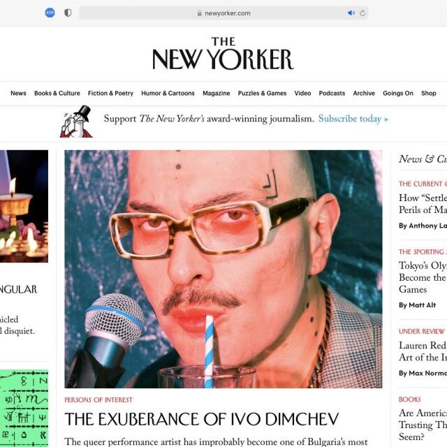 "Ню Йоркър" разказва за "екстравагантното изобилие" в изкуството на Иво Димчев