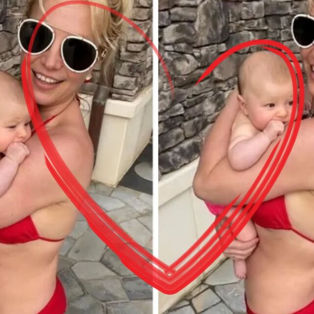 Два месеца след като пометна, Бритни се снима с бебе