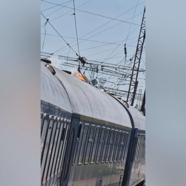 Инцидент с влака Бургас – София на гара Подуяне