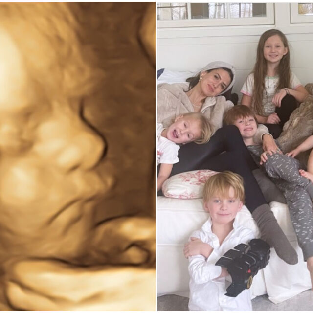Хилария Болдуин показа снимка на бебе номер 7 и феновете й полудяха