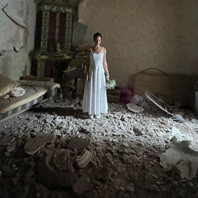 Дария от Виница, която видя родния си дом разрушен от руска ракета в деня на сватбата си
