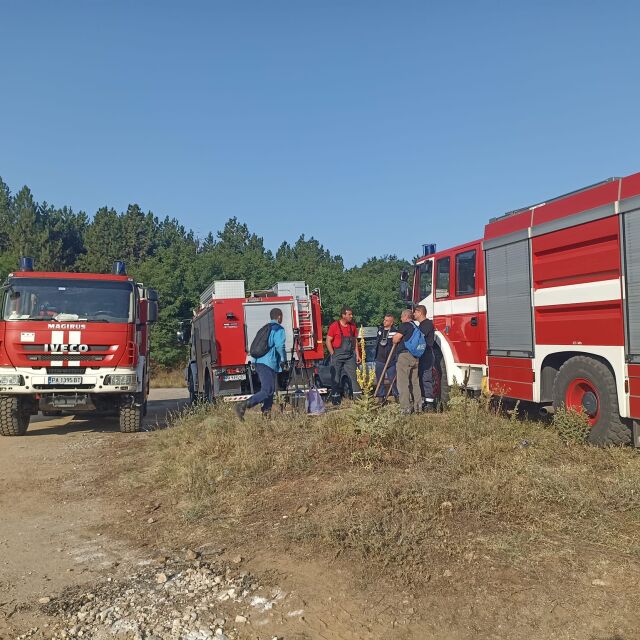 Пожарът край пазарджишките села Лесичово и Калугерово е овладян