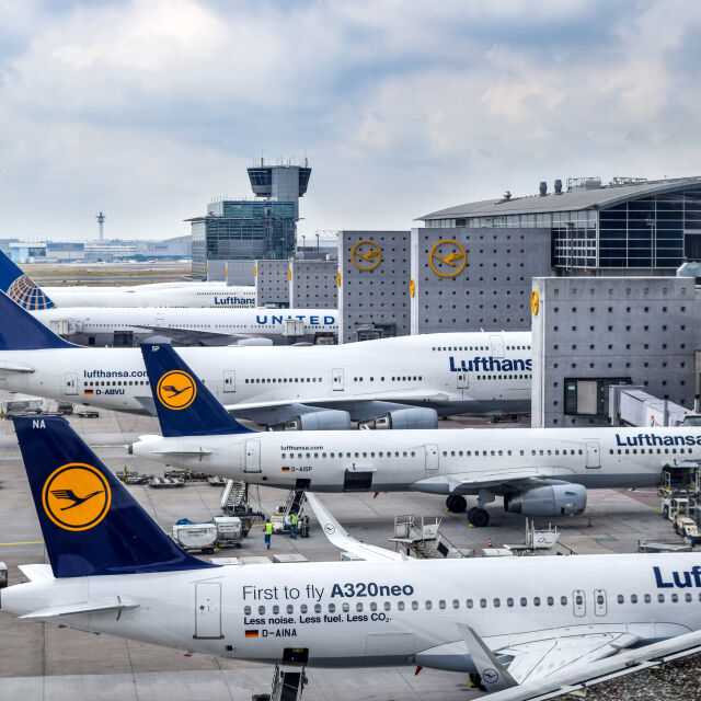Анулираха седем полета на Lufthansa от и до София