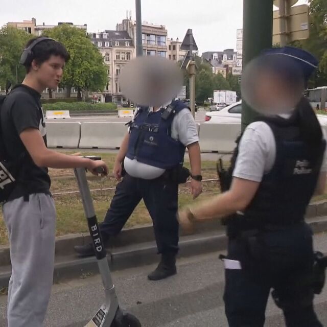 Проверки в Брюксел за електрическите тротинетки: Глоби, иззети скутери и дори арест