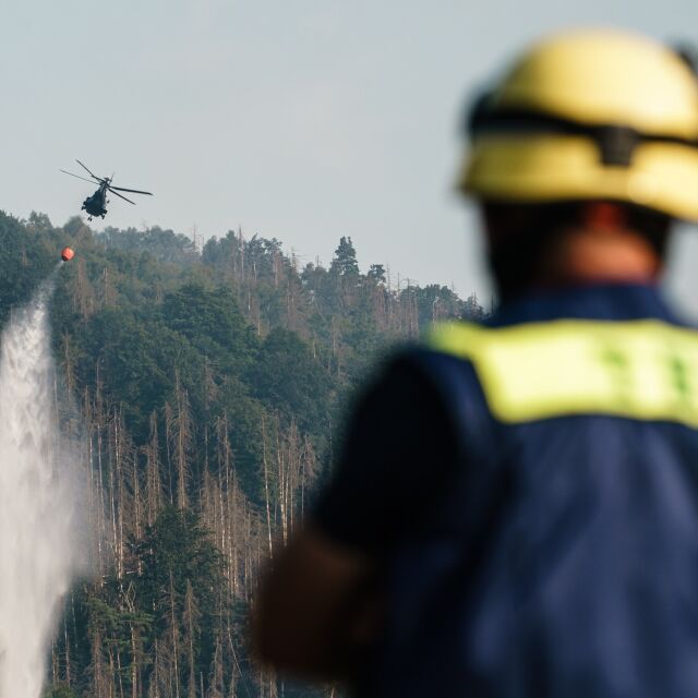 Над 300 души се борят с горски пожар в национален парк в Германия