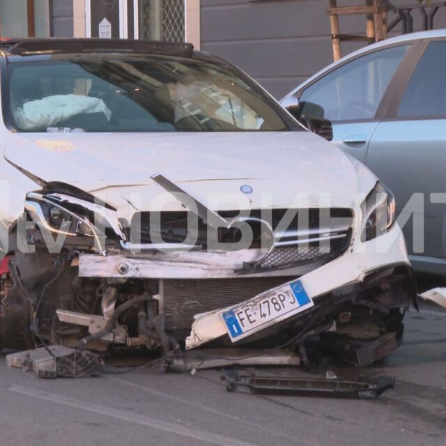 Шофьор удари няколко коли на столичен булевард (ВИДЕО И СНИМКИ)