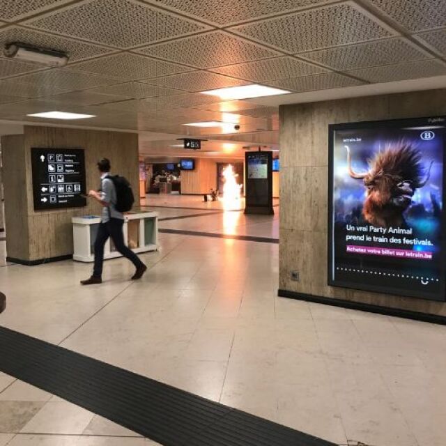 Застреляха мъж, носещ колан с експлозиви, на Централната гара в Брюксел (СНИМКИ И ВИДЕО)