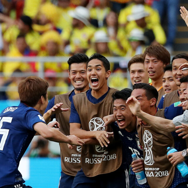 Япония изненада десет от Колумбия (ГАЛЕРИЯ)