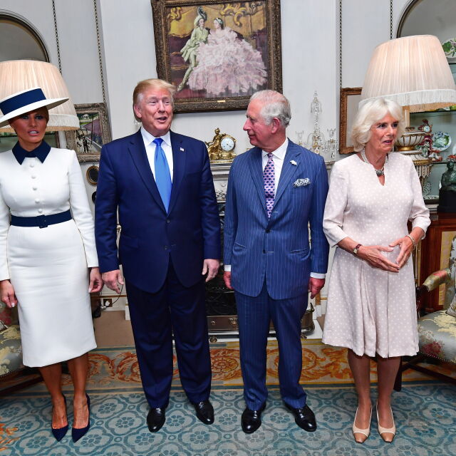 Тръмп посрещна принц Чарлз в резиденцията на САЩ в Лондон