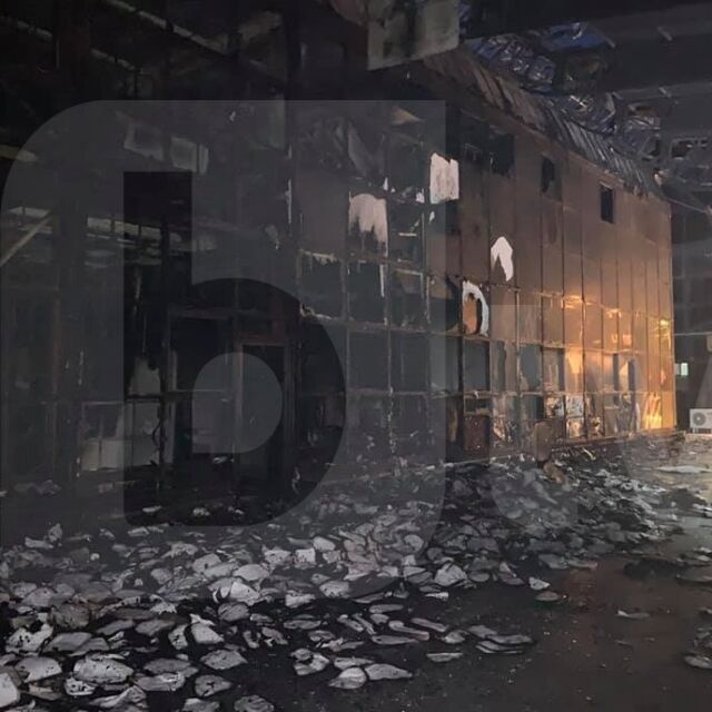 След пожара  на ГКПП "Златарево": От сградата не е останало почти нищо
