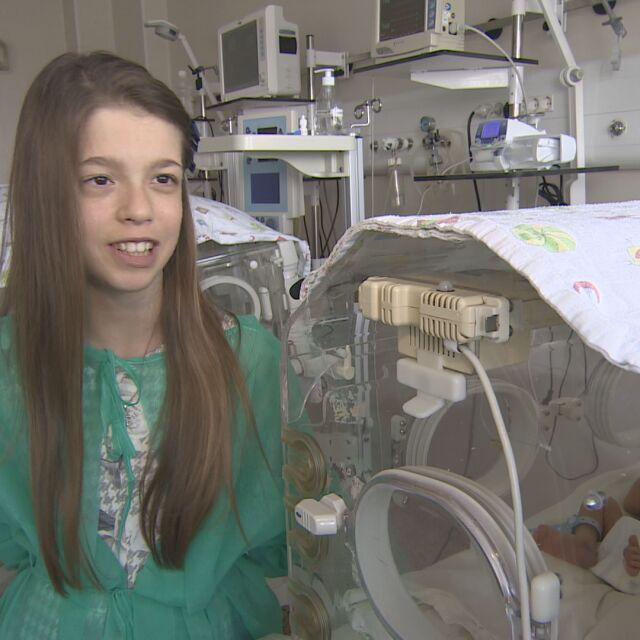 Най-малкият дарител на "Майчин дом": 12-годишно момиче с жест към болницата