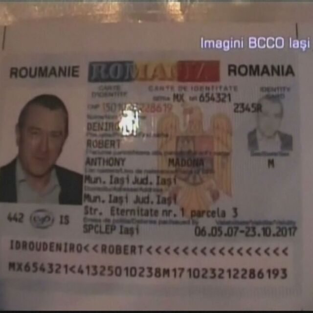 С фалшива лична карта: Наркодилър се представя за Робърт де Ниро в Румъния